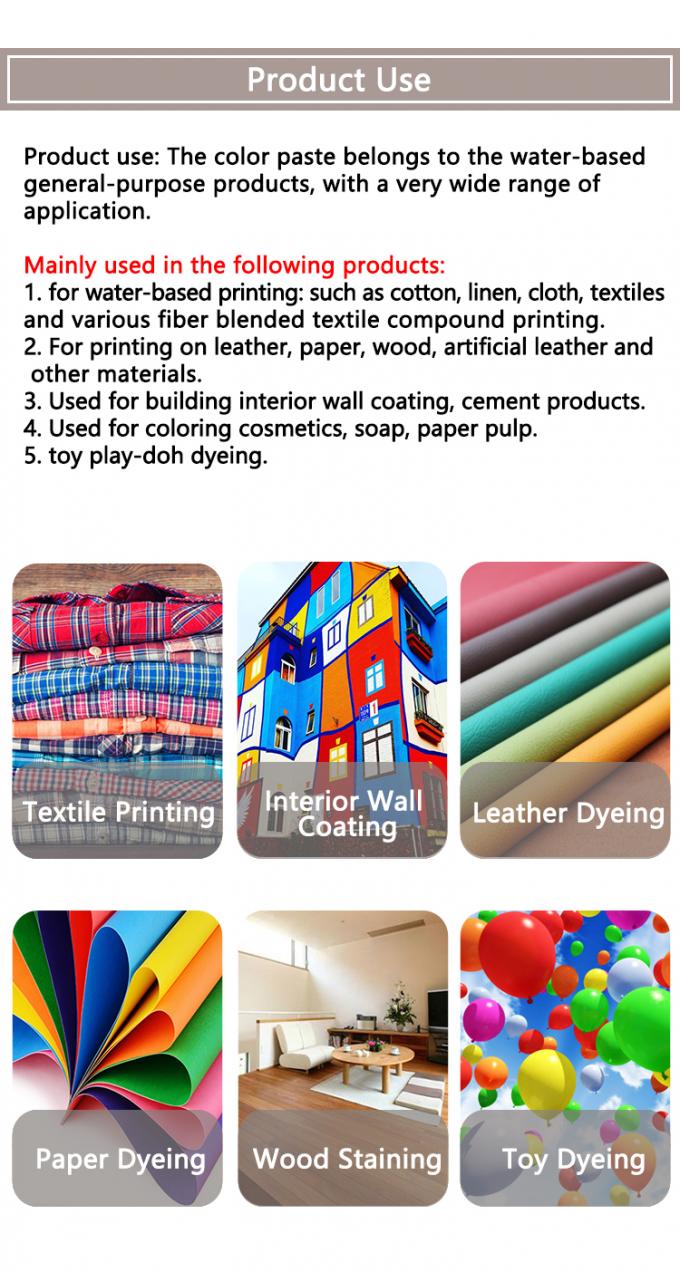 High Concentration Water Based Pigment Paste 14