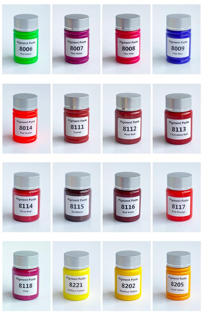 Wholesale  Water Based Dye Pigment Paste 8401 White Organic Liquid Color Pigments for Coating 10
