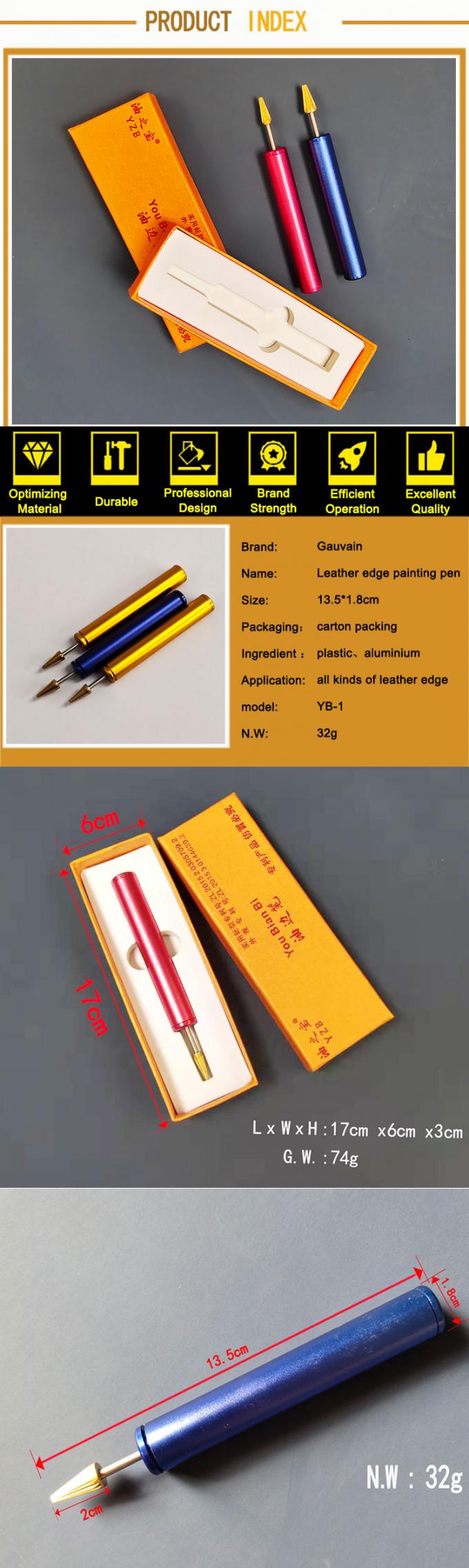 Non-stick Leather Edge Dyeing Pen for Bag Belt Wallet Edge Painting Machine 6