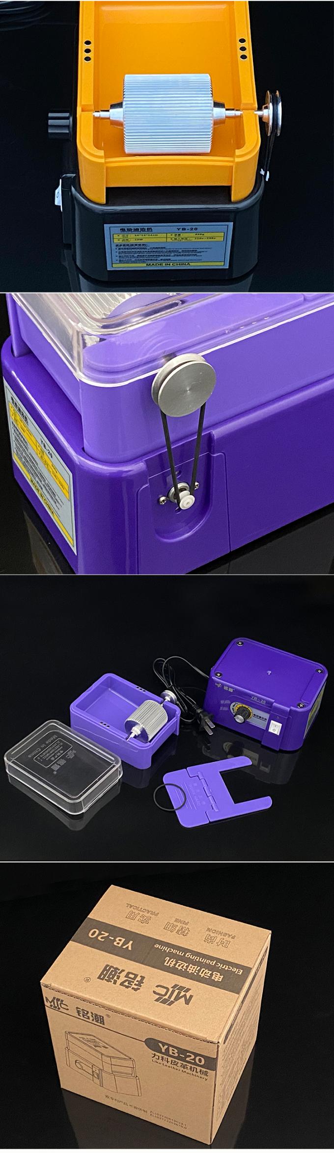 MIC Electric Leather Edge Painting Box Non-Stick Coating Easy Clean Easy Operation Edge Painting Machine 220V 12