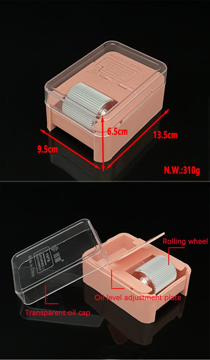 Μεγάλης χωρητικότητας Roller Leather Edge Painting Box Leather Edge Dyeing Color Machine 8