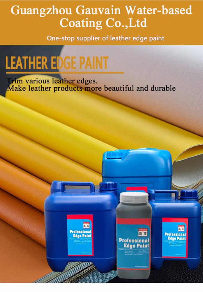 Factory Direct Sales Water Based Leather Edge Brown Handbags Stain Coloring Paint Leather Edge Dye 0