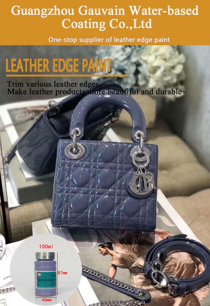 Προηγμένη πολυουρεθάνη με βάση το νερό Leather Edge Paint for Raw Leather Edge DIY 100ml/μπουκάλι 0