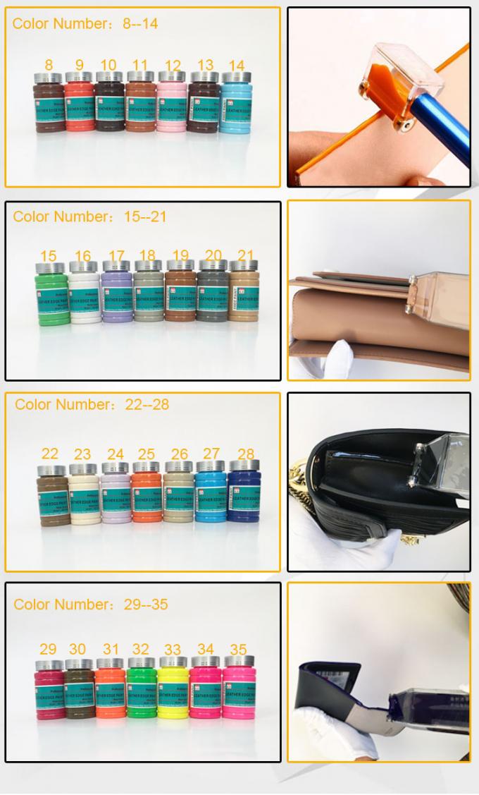 Προηγμένη πολυουρεθάνη με βάση το νερό Leather Edge Paint for Raw Leather Edge DIY 100ml/μπουκάλι 10