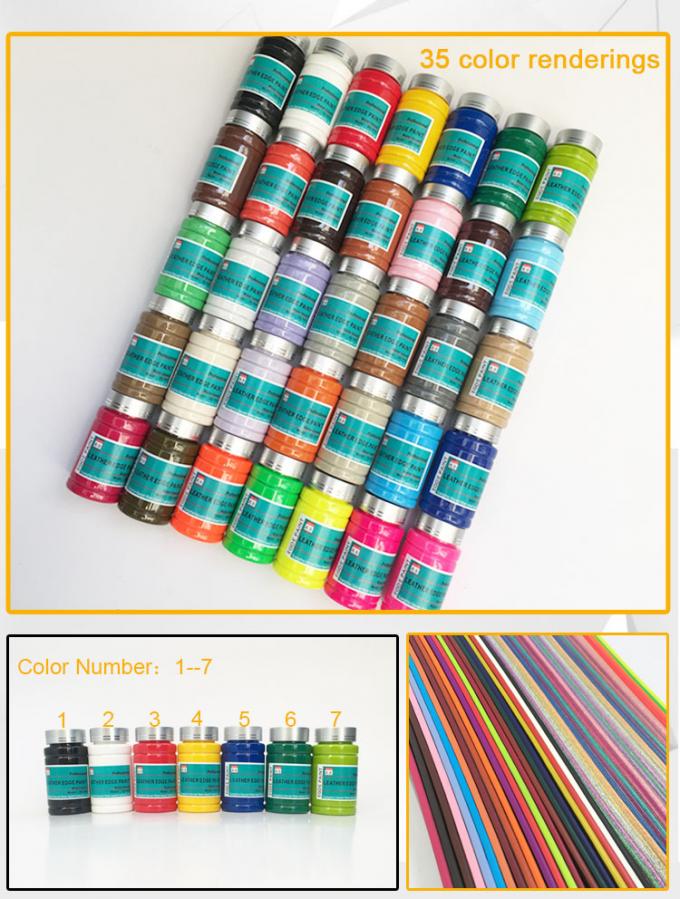 Προηγμένη πολυουρεθάνη με βάση το νερό Leather Edge Paint for Raw Leather Edge DIY 100ml/μπουκάλι 8