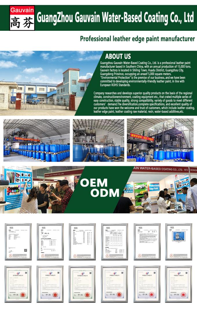Factory Manufacturers Bags Shoes Coating Agent Color Leather Edge Painting Ink Water Edge Leather Paint 0