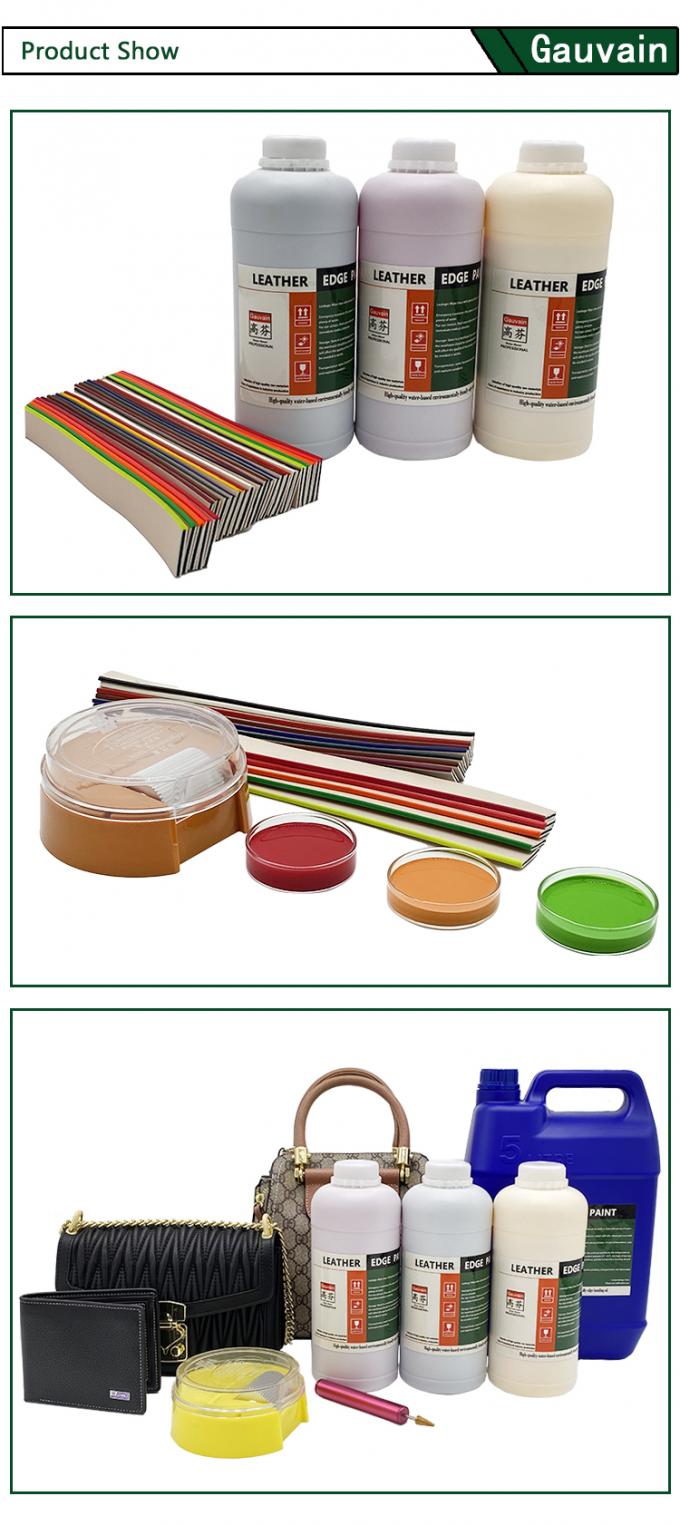Factory Manufacturers Bags Shoes Coating Agent Color Leather Edge Painting Ink Water Edge Leather Paint 2