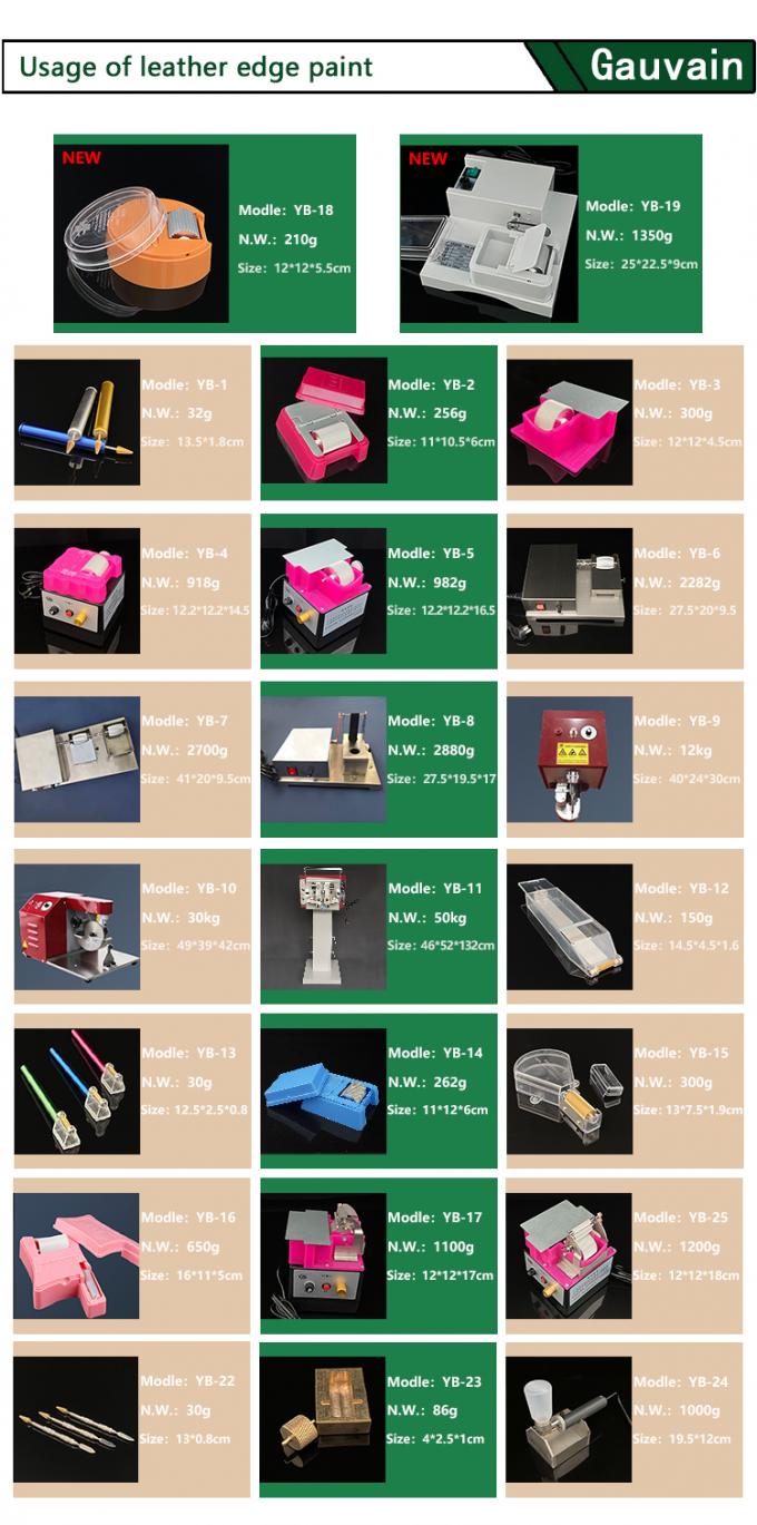 Factory Manufacturers Bags Shoes Coating Agent Color Leather Edge Painting Ink Water Edge Leather Paint 10